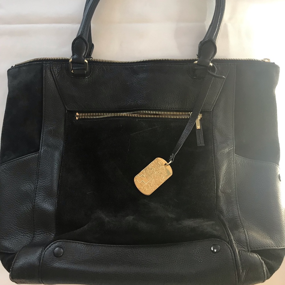Vince Camuto leather/Suede Handbag